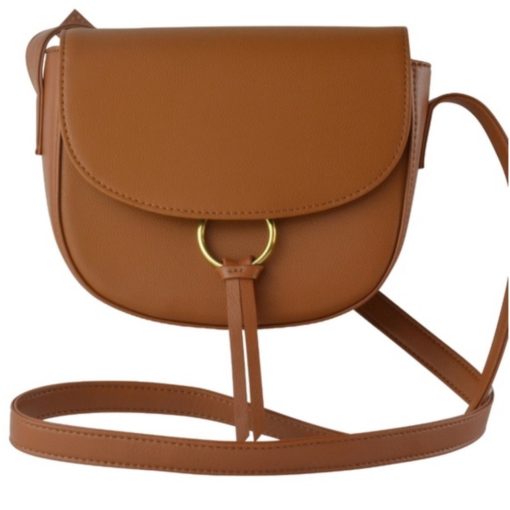 JJ Winters Elegant Tan Crossbody Bag - Picture 1 of 17